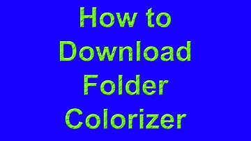 how to download folder colorizer free