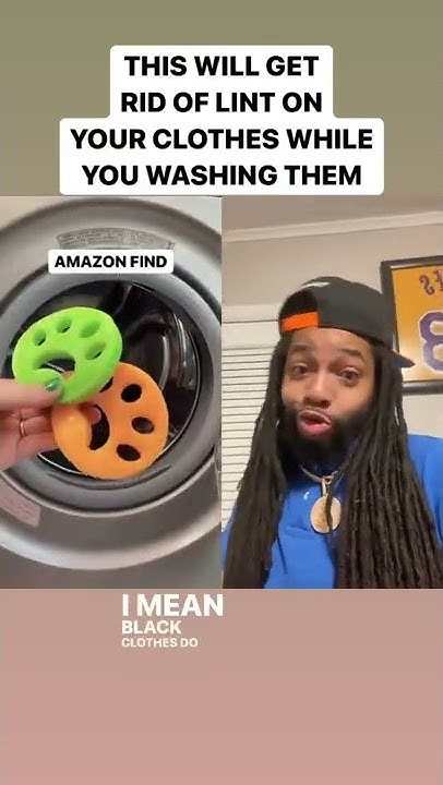 This will get rid of lint on your clothes while you washing them # ...