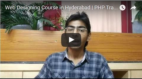 Web Designing Course in Hyderabad | PHP Training Institute in Hyderabad