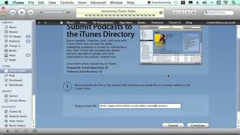Upload your Podcast to iTunes
