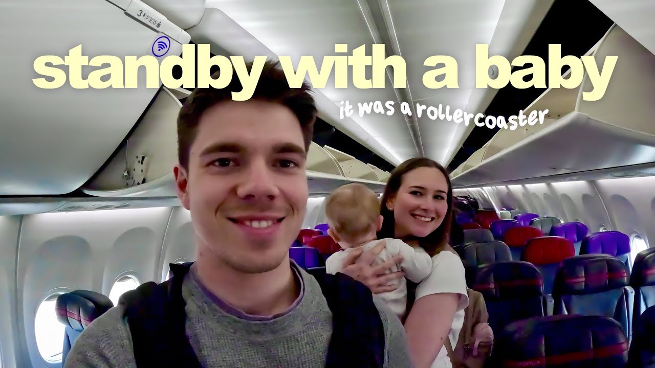 Flying STANDBY with a BABY as a Flight Attendant Mum (Travel Vlog)