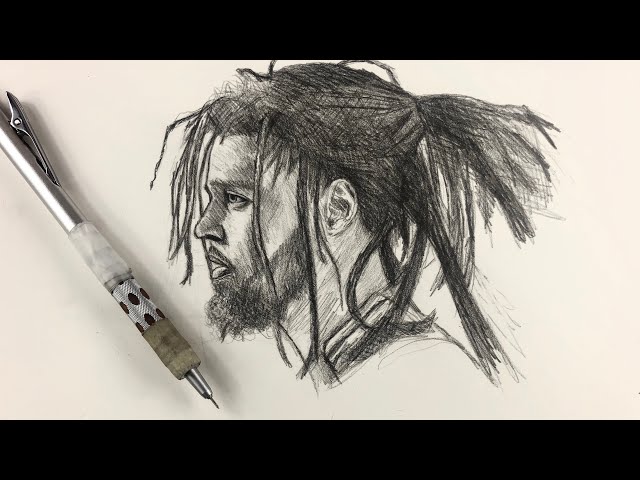 J Cole First Apple Pencil Sketch on Behance