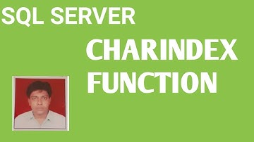 CHARINDEX Function In SQL Server