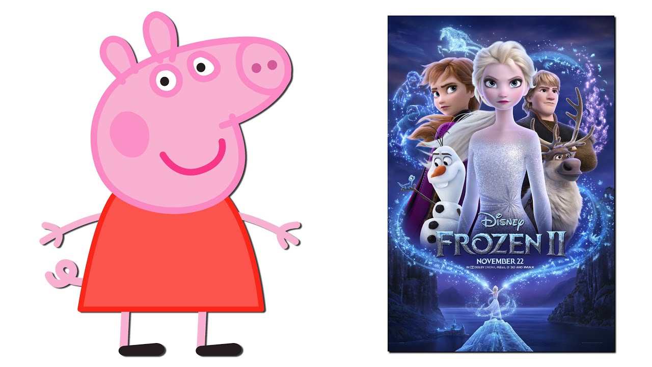 PEPPA PIG Characters And Their Favorite DISNEY/PIXAR MOVIES