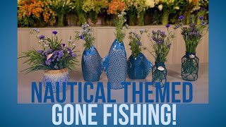Nautical Theme DIY Flower arrangements