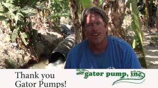 Gator Pump Helping Farmers Irrigate Crops In Haiti