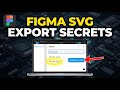 How to verify SVG exports in Figma for web performance - Easy Tutorial