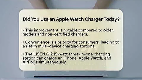 Did You Use an Apple Watch Charger Today? - Talking Tech Trends