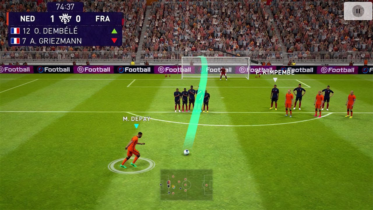 eFootball Pes 2021 Mobile Android Gameplay | NETHERLANDS | MATCHDAY