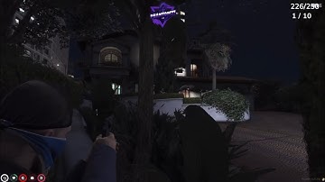 RUST vs Saints fight at Saints Manor 4v4 (Multipov) | Nopixel GTA RP