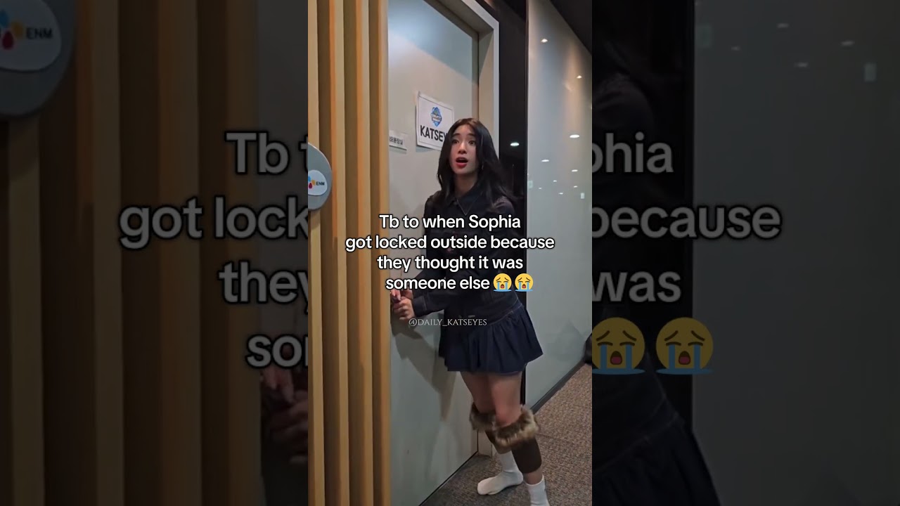 Why they locked her up like that😭😭 #katseye #sophia #funny