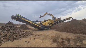 SCALPER - Keestrack K6 Scalper screening to -50mm, 50-100mm and 100 + oversize