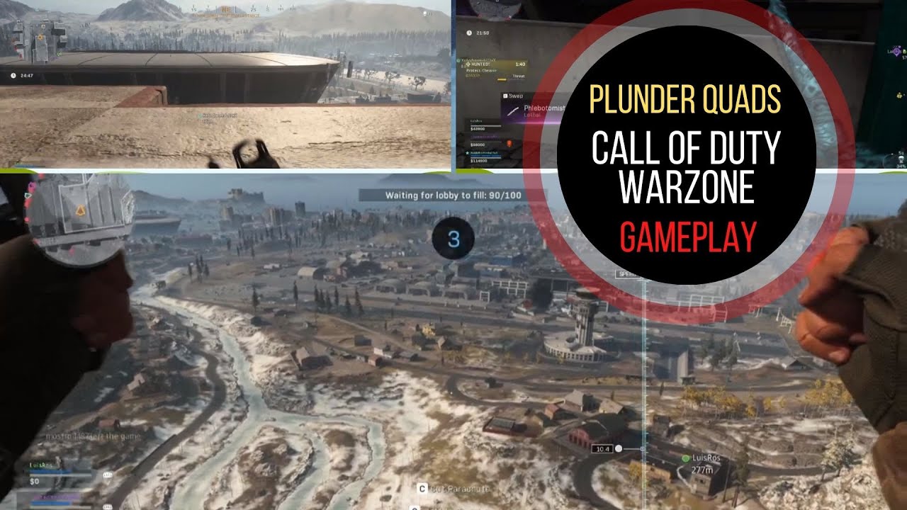 Cheavor Streaming Call of Duty Warzone Plunder Quads