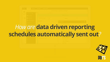 Send out Data-Driven Power BI Reporting Schedules✌️