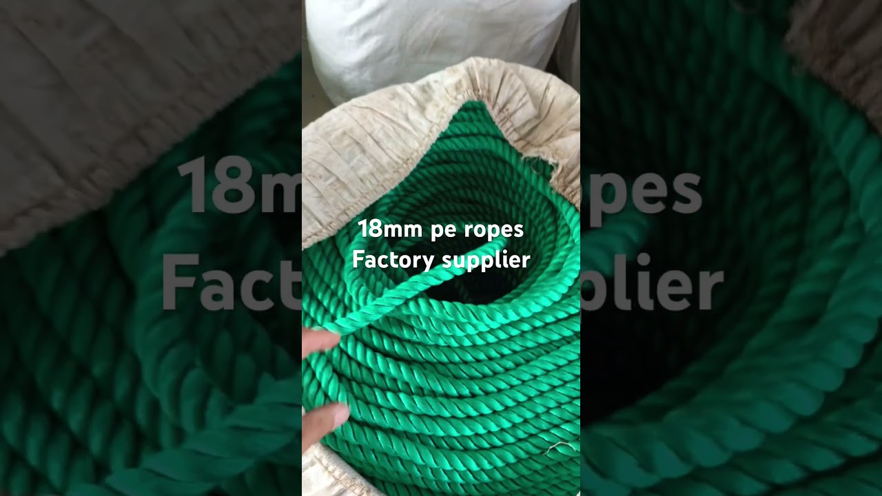 We have 3-20mm pe ropes stocks and support to custom colors and diameters.
