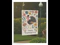 🍁🦃 Happy Thanksgiving Fall Flowers and Turkey Garden Flag