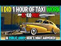 I spent 1 hour doing taxi work with 4x pay in gta 5 online may 2024 gta 5 taxi