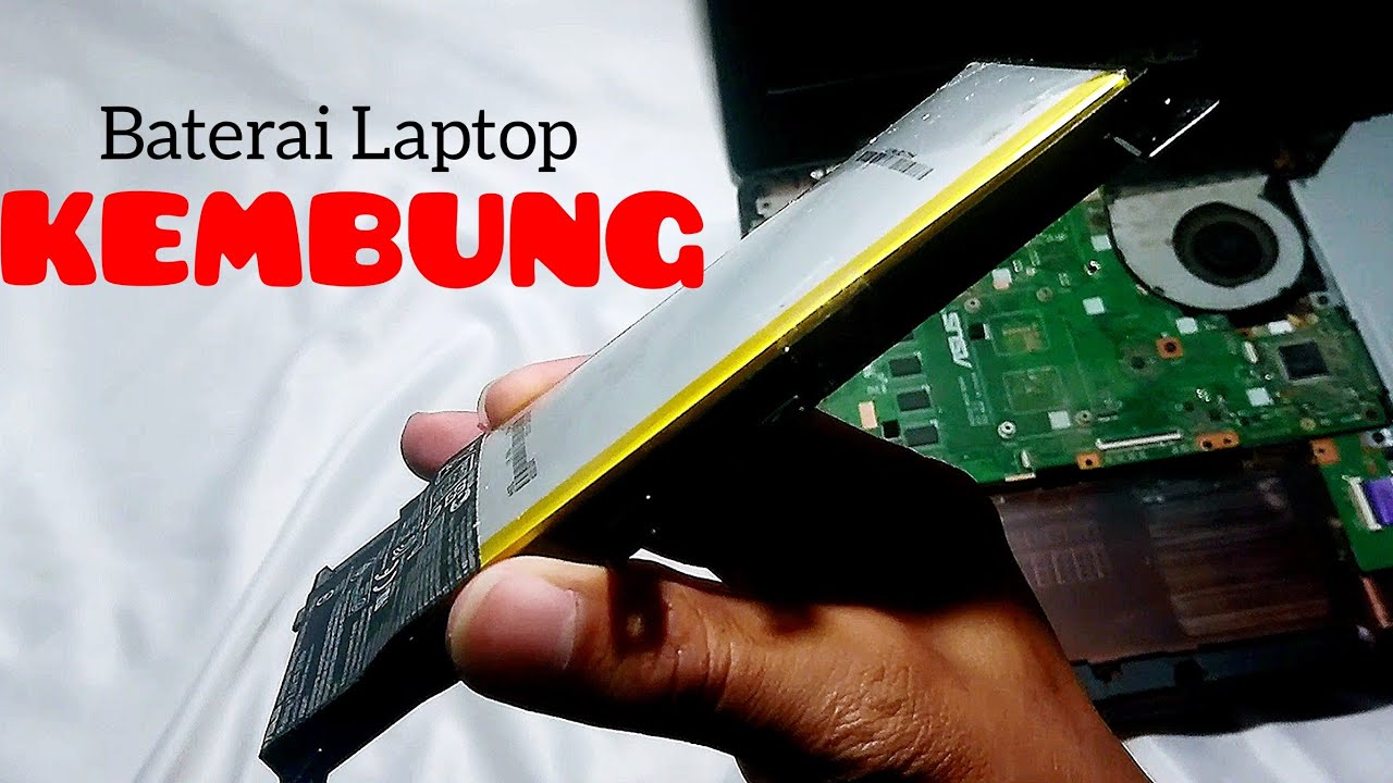 Cara Memperbaiki Baterai Laptop yang Menggembung