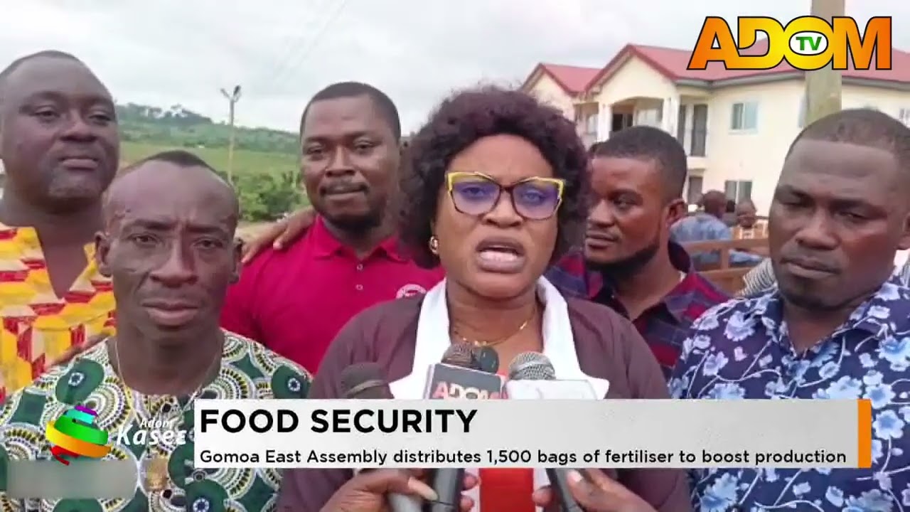 Food Security: Gomoa East Assembly Distributes 1,500 bags of fertilizer to boost production