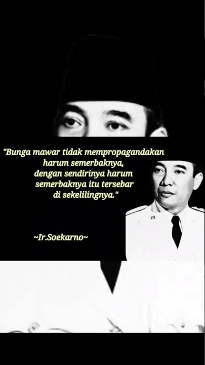 KATA TERBAIK BUNG KARNO, SANG PLOPOR BANGSA👍👍👍 #short