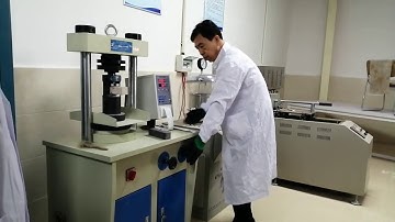 Test of our refractory castable