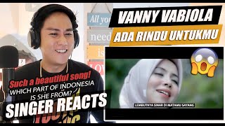 VANNY VABIOLA - ADA RINDU UNTUKMU ( MUSIC VIDEO ) | SINGER REACTION