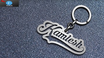 How To Create Key Chain Name Text In PixelLab 2020 | In Hindi |  k k g technical Pro