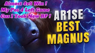 Dota 2 Magnus Big Plays By Ar1se ! 7.36 REVERSE REVERSE REVERSE !