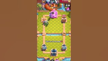 Deadliest card combination in Clash Royale👑  #clashroyale #supercell #gaming #megaknight #dartgoblin