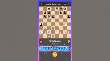 🤔"Chess Puzzle No.8: Can You Find Mate in 4? 🤯" #shorts
