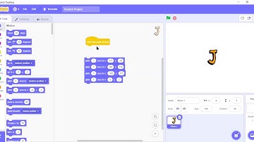 Scratch untuk Anak: Code 7: Glide Around (Project 1: Animate Your Name)