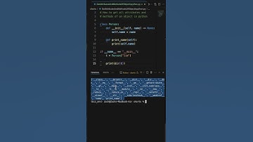 Get Attributes And Methods Of A Python Object #python #code #programming