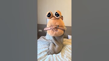 Big POU best gift!!!  😭 #plushtoys #plushies #bigpou