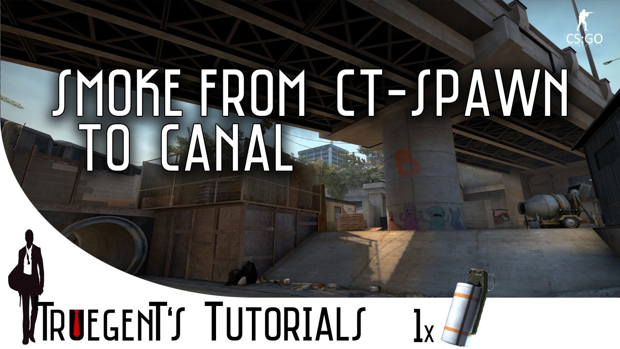 CS:GO - Smoke from CTspawn to Monster on Overpass - YouTube