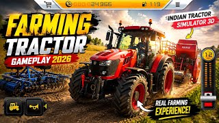 Farming Indian Tractor Games: Tractor Driving Simulator Gameplay 2026 screenshot 5
