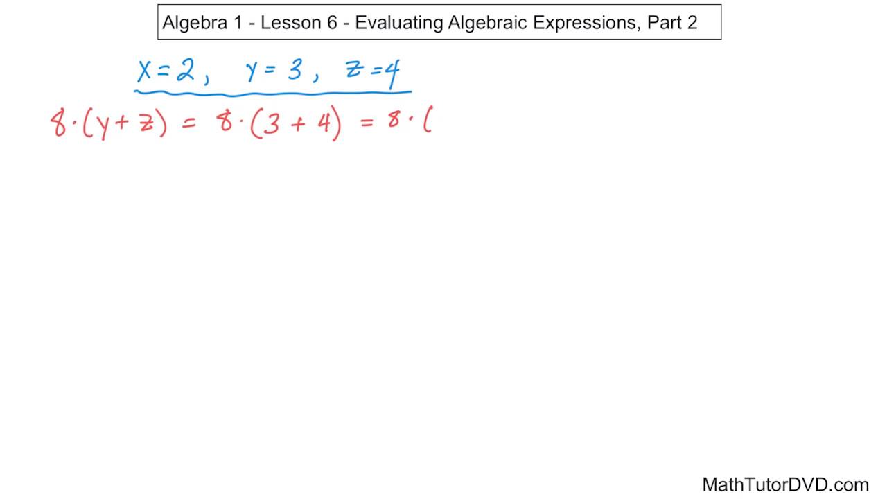 unit 1 algebra basics homework 6