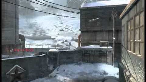 Cross map ballistic knife kill
