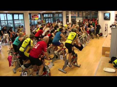 24 Stunden Indoorcycling-Marathon im Fitnessclub pur-life in  Weilburg