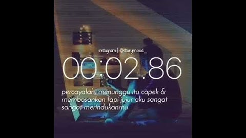 Hanya rindu