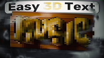 Crafting Beautiful 3D Scenes and Text Made Easy