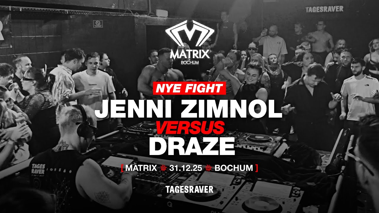 NYE FIGHT 💥 JENNI ZIMNOL ⚡VS⚡ DRAZE 💥 TRINITY x TAGESRAVER UVM. [HARDTECHNO💥MATRIX BOCHUM💥31.12.25]