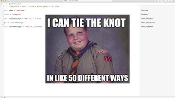 Intro to Swift, Lesson 3.2: Concatenation and dot-syntax