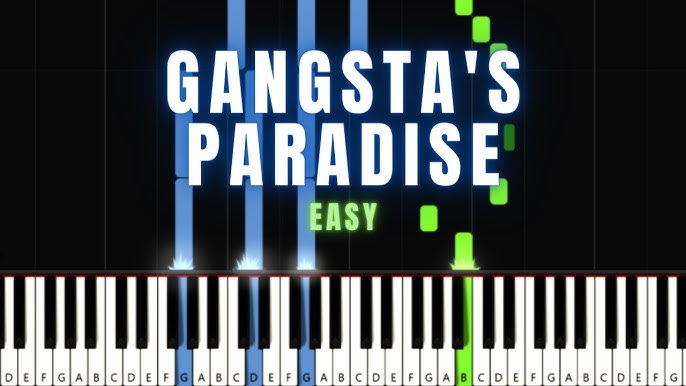 How To Play Gangsta's Paradise On Piano #piano #pianotutorial