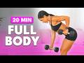 20 Min Full Body Dumbbell Workout at Home (ALL STANDING + NO REPEAT) | Fat Loss &amp; Toning