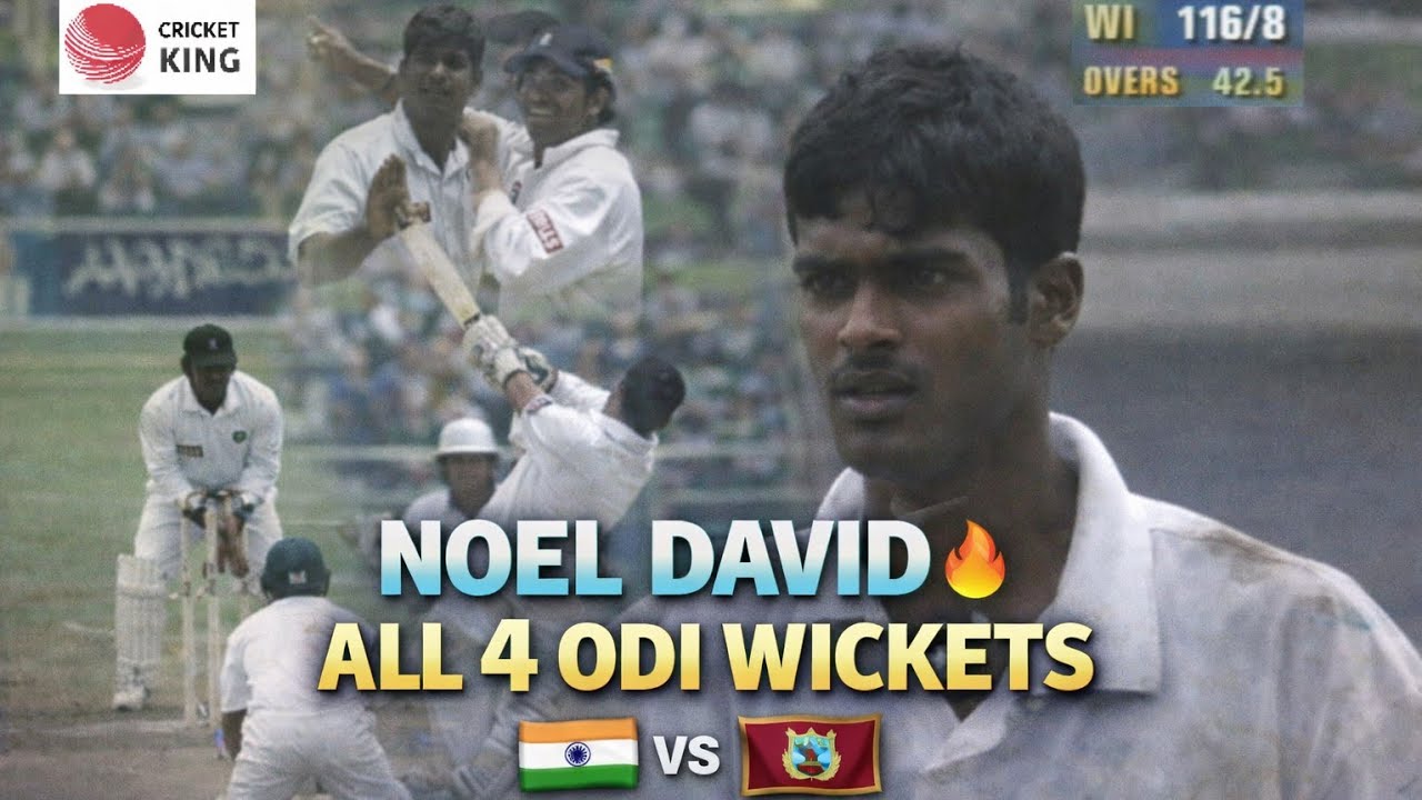 «Ноэль Дэвид – все 4 विकेट в ODI»