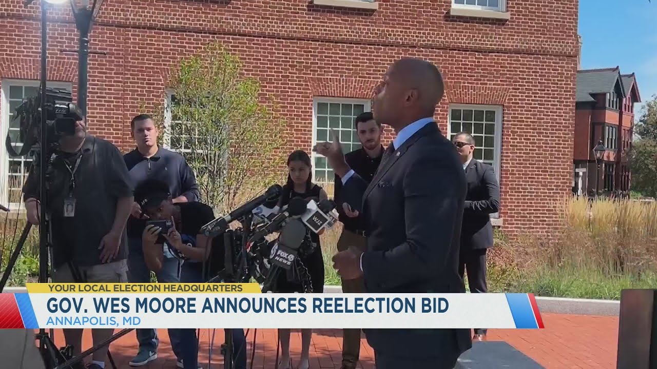 Maryland Gov. Wes Moore announces reelection bid, GOP challengers ...