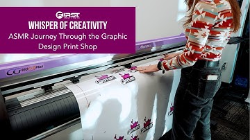 Whispers of Creativity: ASMR Journey Through the Graphic Design Print Shop