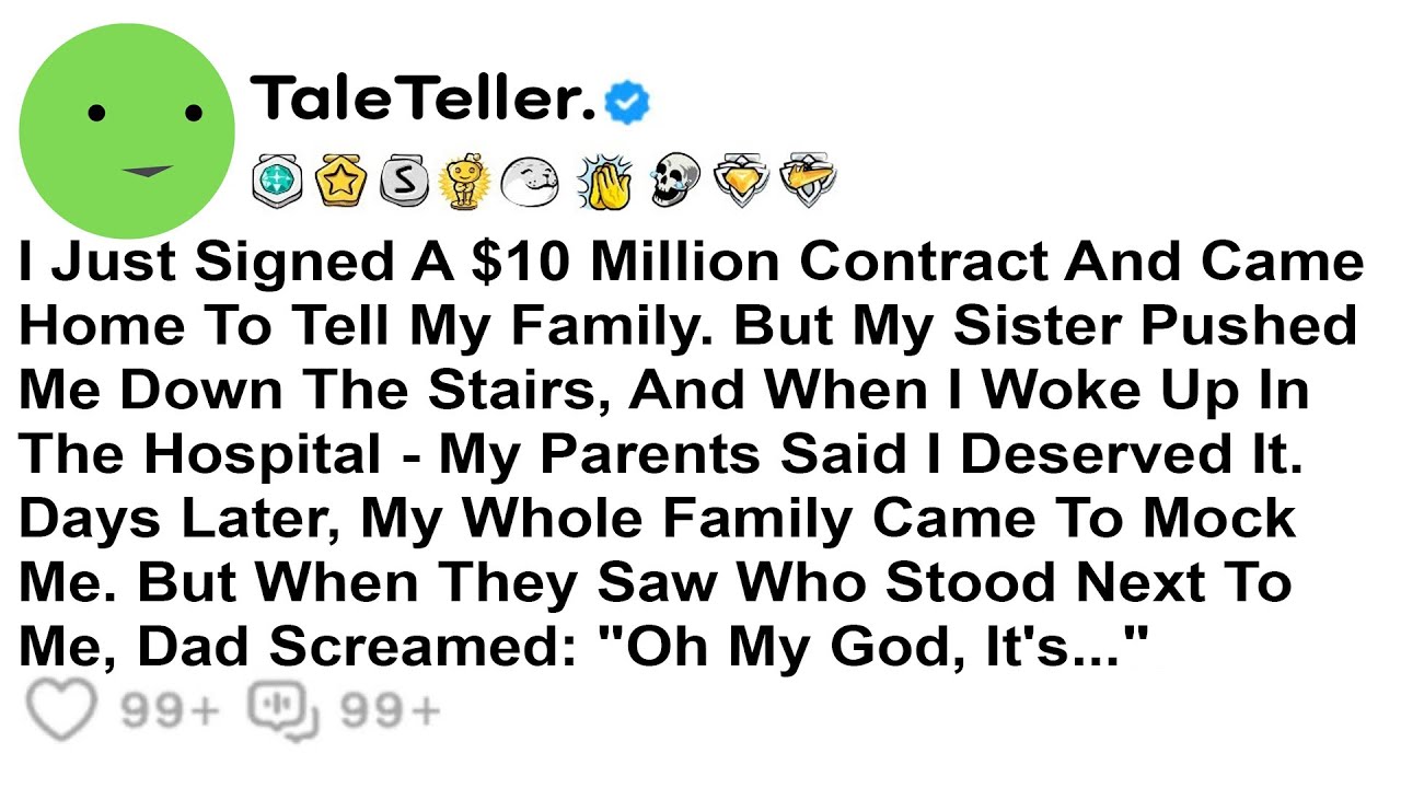 Я только что подписал контракт на 10 миллионов долларов и вернулся домой, чтобы рассказать об это...