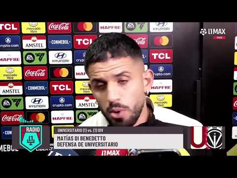 Di Benedetto: "Nos quedamos con un sabor amargo y NO SABEMOS que pasó en la última jugada"