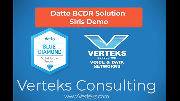 Business Continuity Made For Your Business - Datto Siris Demo